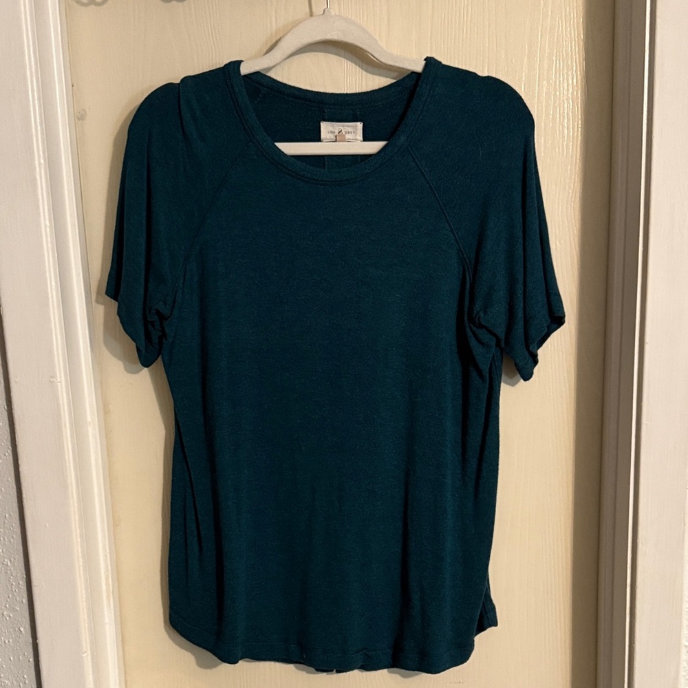 Lou & Grey Teal Short Sleeve Tee